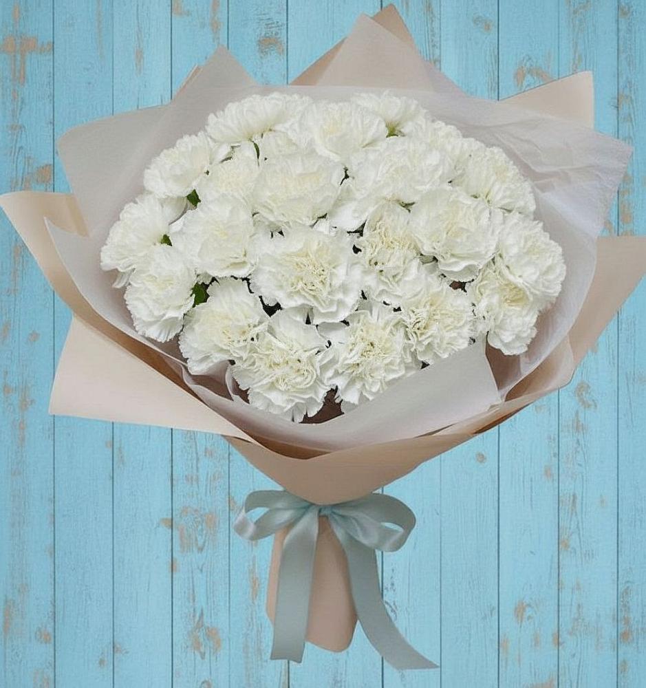 Букет цветов из: Гвоздики в Спасское Тульская область