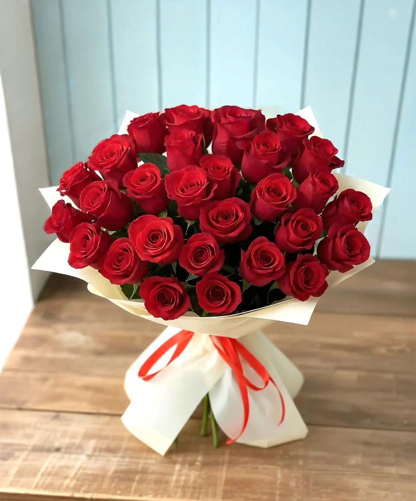Букет 29 Красных роз в Спасское Тульская область