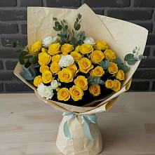 Букет цветов из:  Розы #REPLACE_PRED# Спасское Тульская область