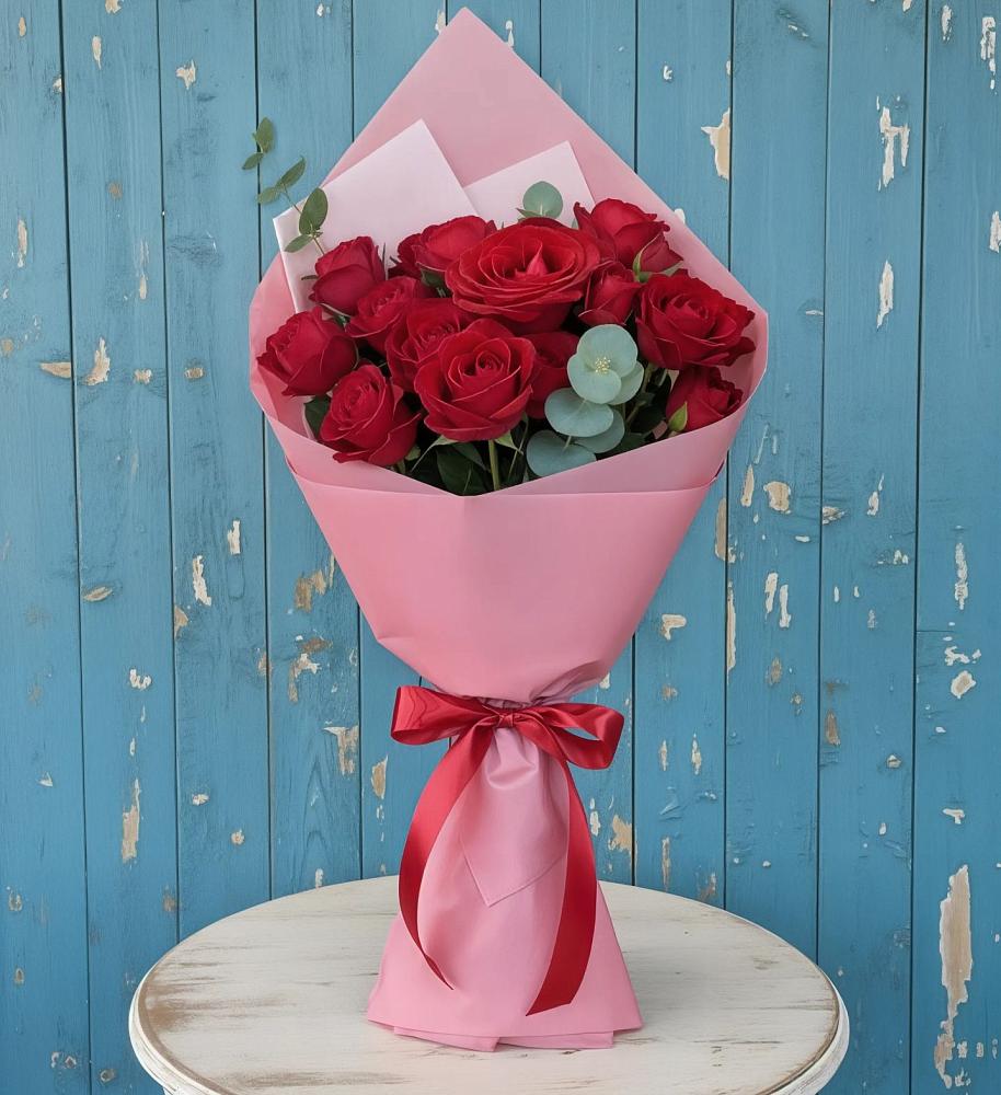 Букет цветов из: Розы в Спасское Тульская область