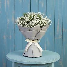 Букет цветов из:  Гипсофила в Спасское Тульская область
