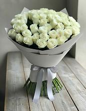 Букет 35 Белых роз в Спасское Тульская область