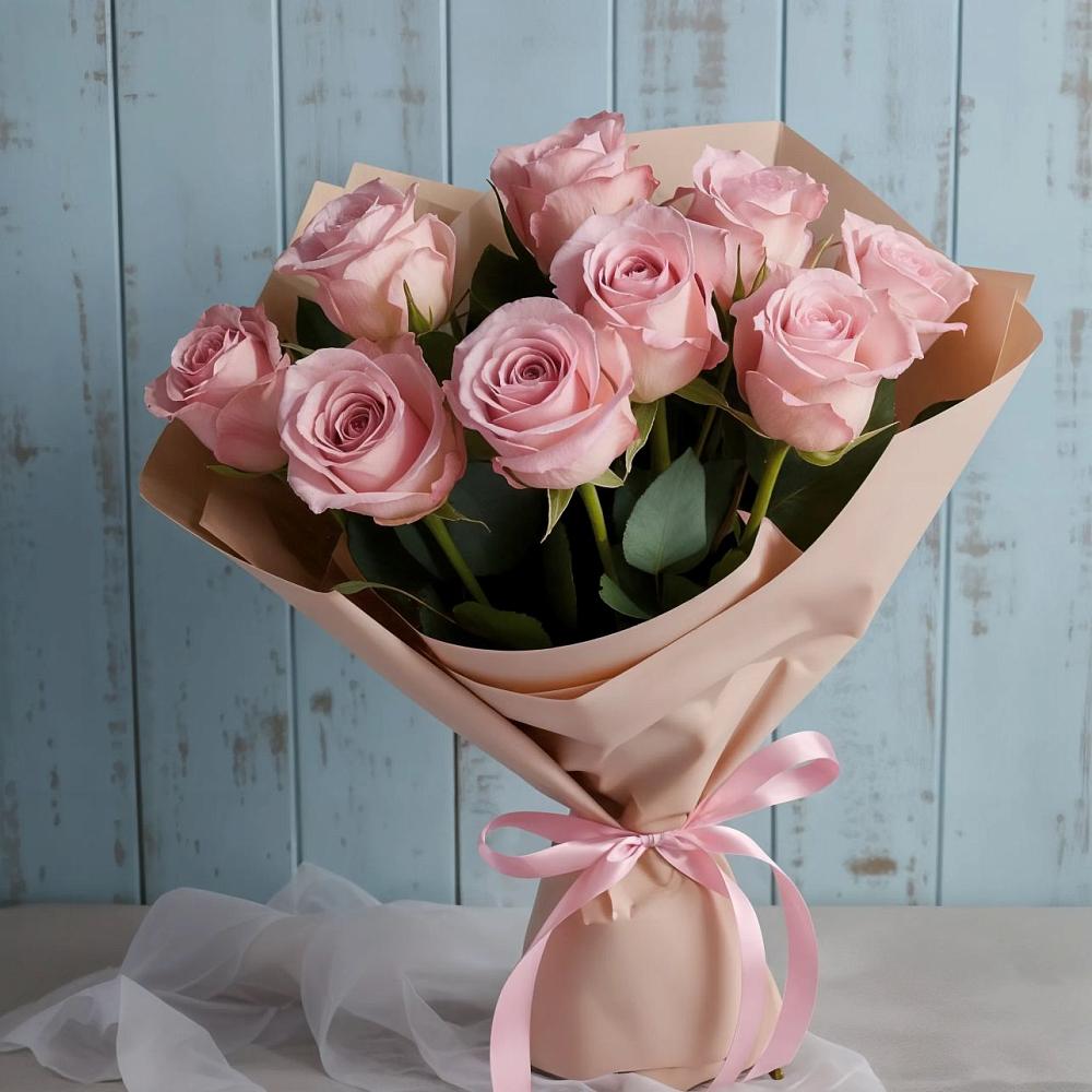 Букет цветов из: Розы в Спасское Тульская область