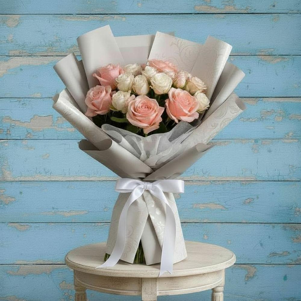 Букет цветов из: Розы в Спасское Тульская область