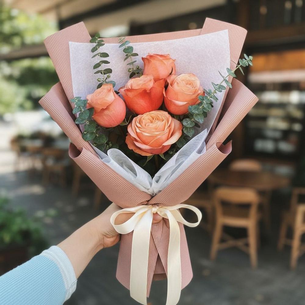 Букет цветов из: Розы в Спасское Тульская область