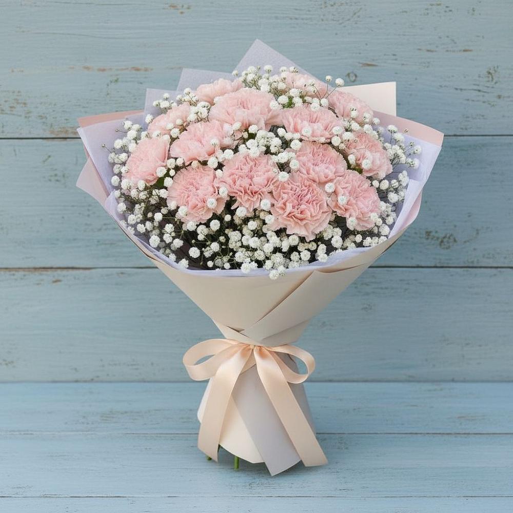 Букет цветов из: Гвоздики в Спасское Тульская область