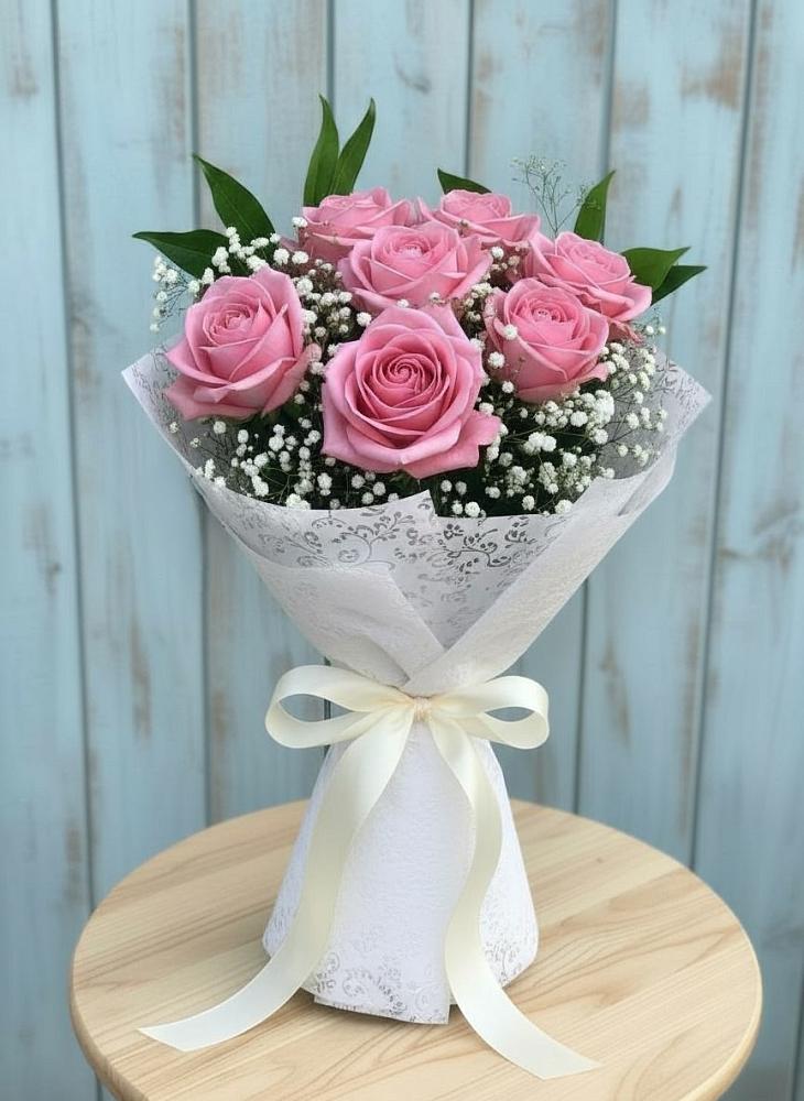 Букет цветов из: Розы в Спасское Тульская область