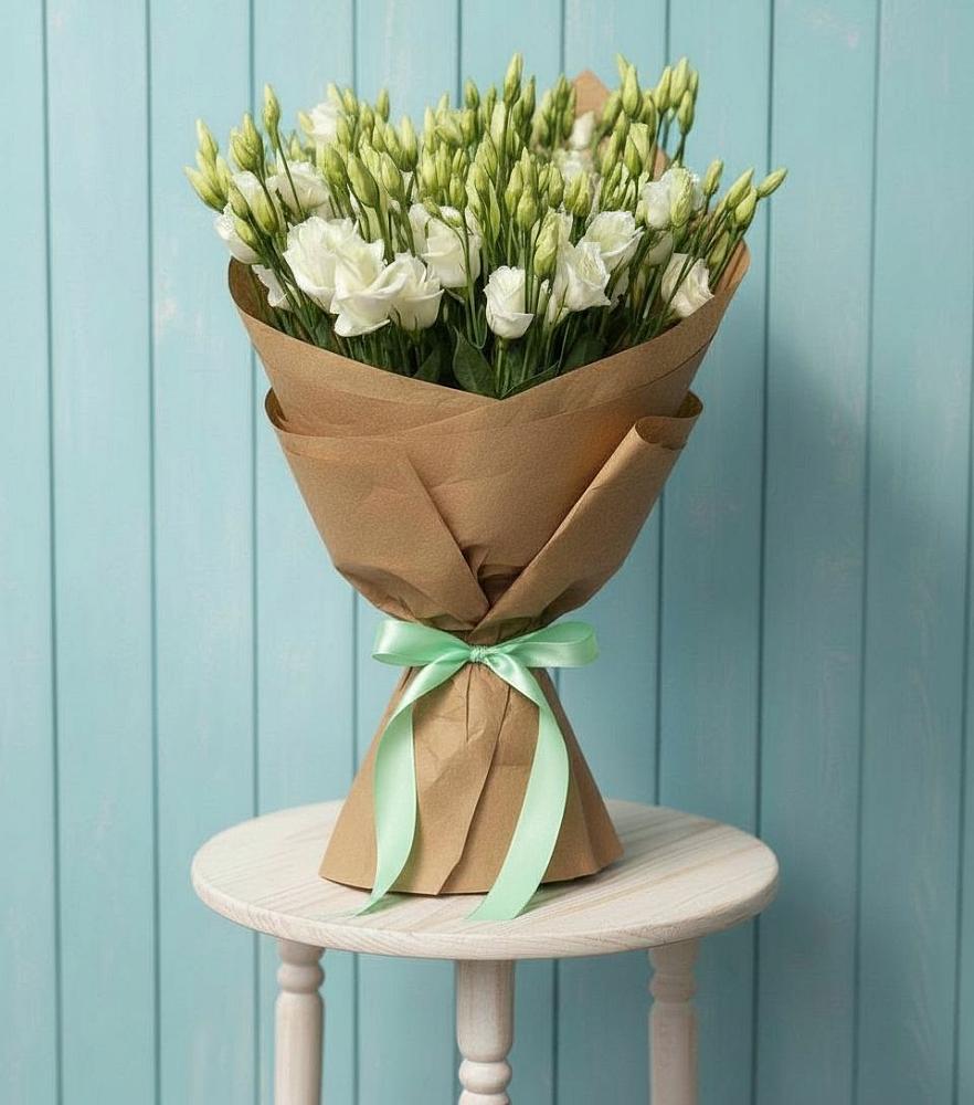 Букет цветов из: Лизиантусы в Спасское Тульская область