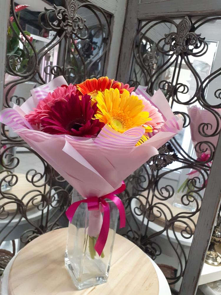 Букет цветов из: Герберы в Спасское Тульская область