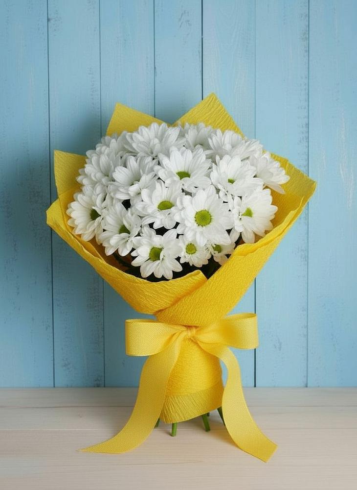 Букет цветов из: Хризантемы в Спасское Тульская область