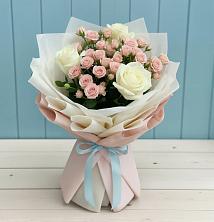 Букет цветов из:  Розы в Спасское Тульская область