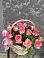 Цветочная композиция из Розы в корзине в Спасское Тульская область