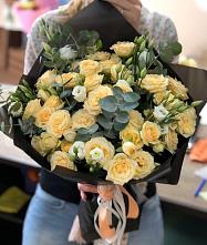 Букет цветов из:  Розы и Лизиантусы #REPLACE_PRED# Спасское Тульская область