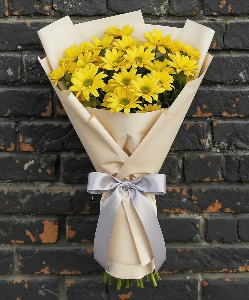 Букет цветов из: Хризантемы в Спасское Тульская область