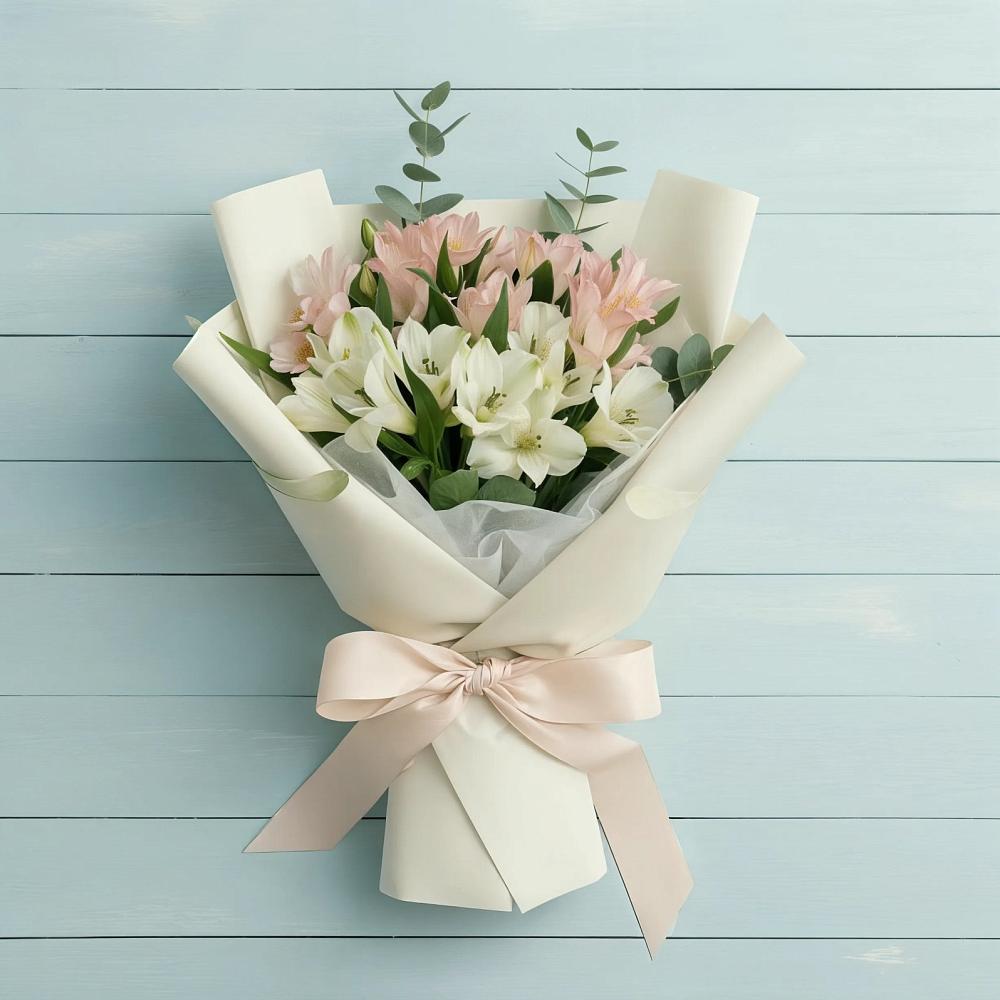 Букет цветов из: Альстромерии в Спасское Тульская область