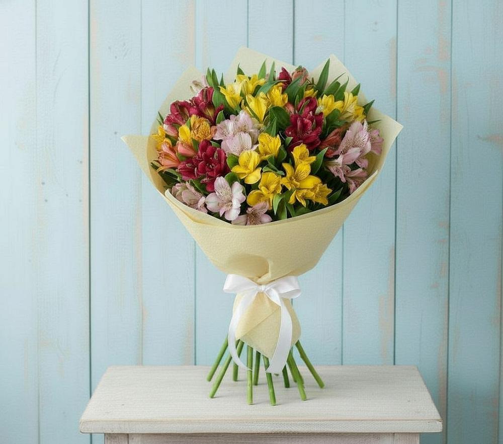 Букет цветов из: Альстромерии в Спасское Тульская область