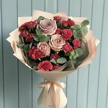 Букет цветов из:  Гвоздики и Розы #REPLACE_PRED# Спасское Тульская область