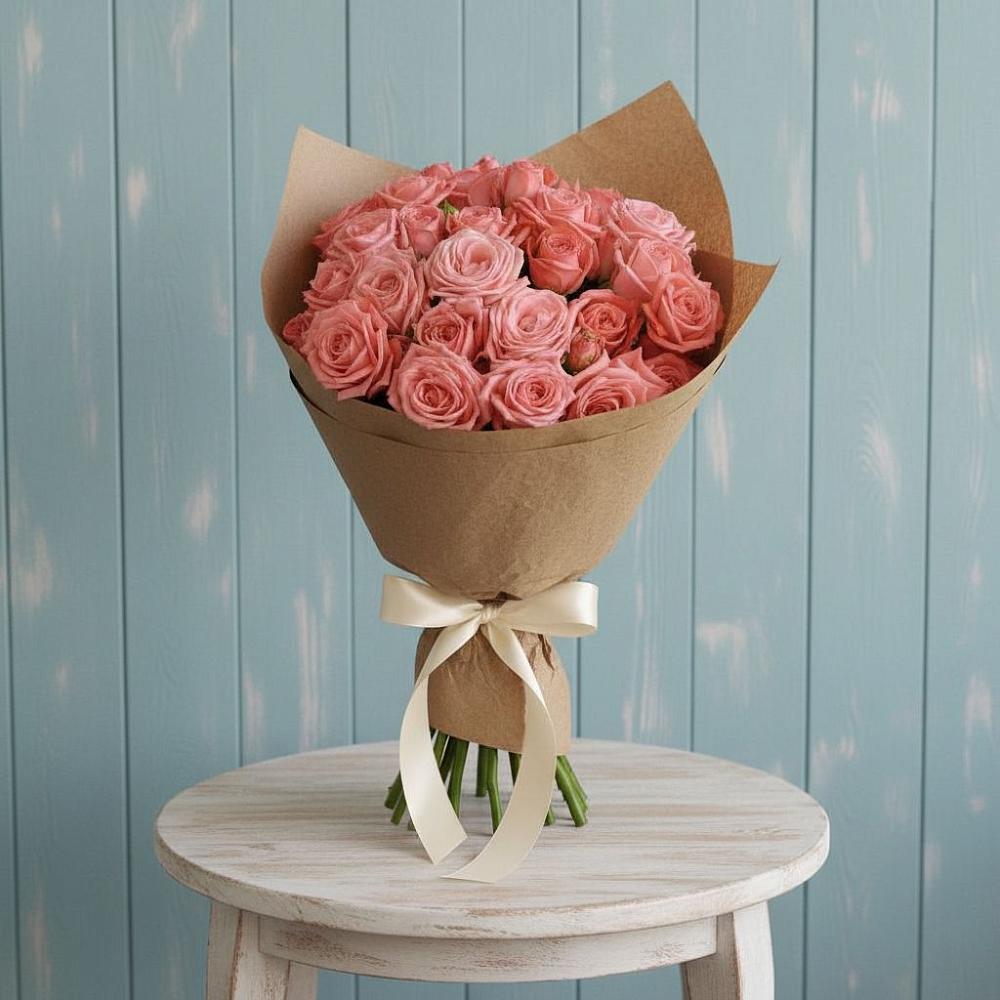 Букет цветов из: Розы в Спасское Тульская область