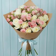 Букет цветов из:  Розы в Спасское Тульская область